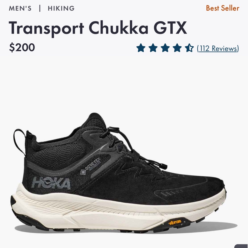 Hoka Men's Transport Chukka GTX